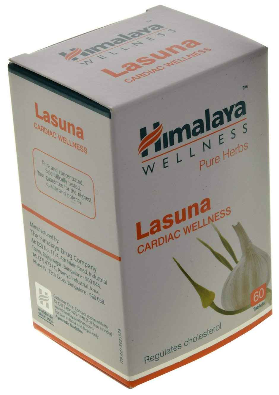 Himalaya Wellness Pure Herbs Lasuna Cardiac Wellness Tablet