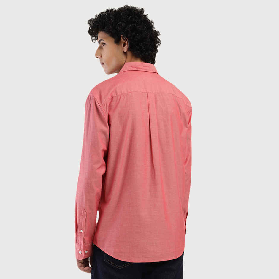 Levi's Men's 100% BCI Cotton Chambray Shirt | Red - XL