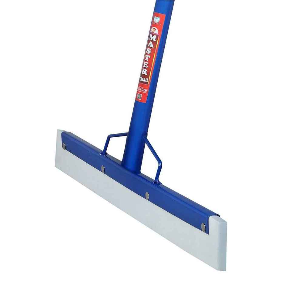 Antzco Blue Powder Coated Wiper 18" With 4 Feet Metal Handle | Blue