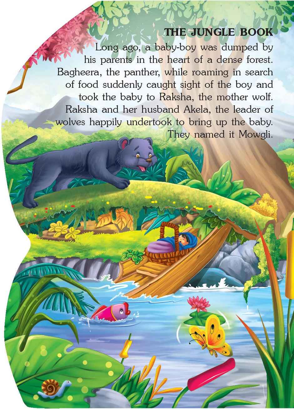 Dreamland Wonderful Story Board Book The Jungle Book for Kids | Age 2 to 5