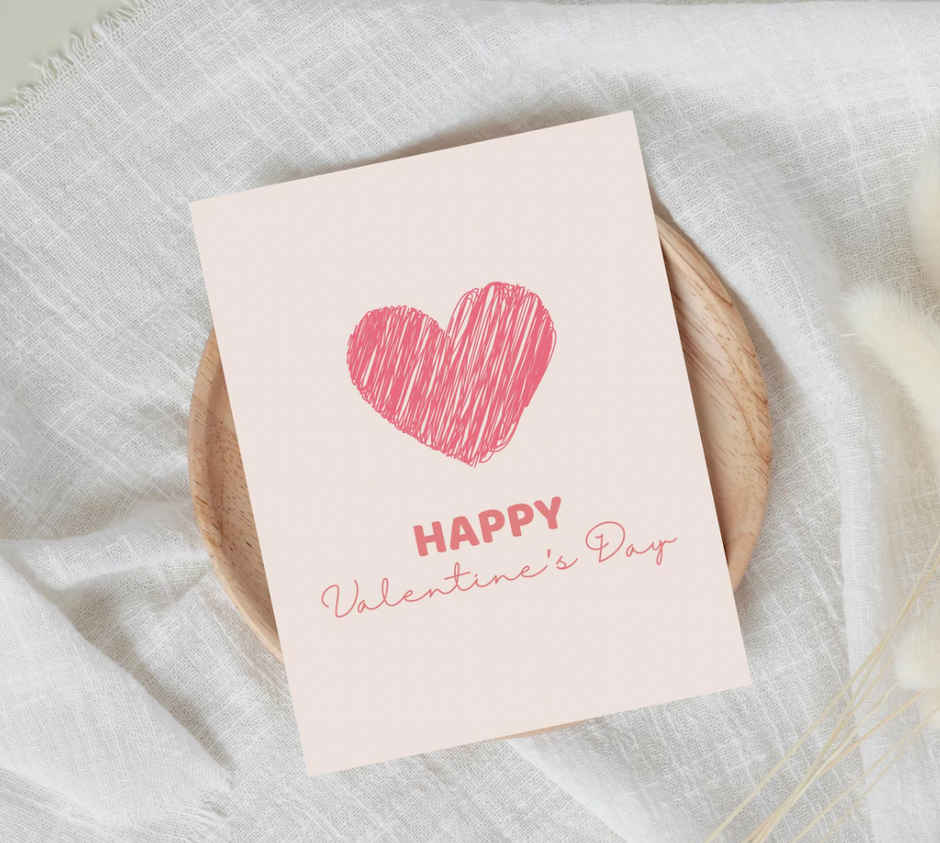 Happy Valentine Greeting Card | Bright Storey