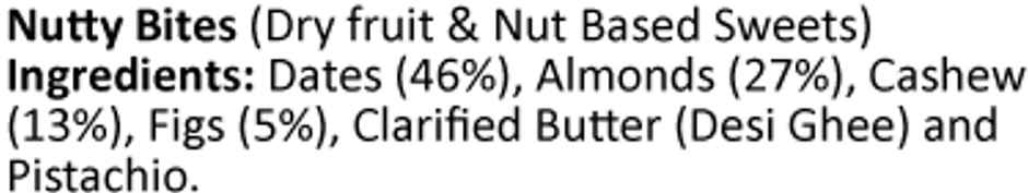 Lal Sweets Lal Nutty Bites