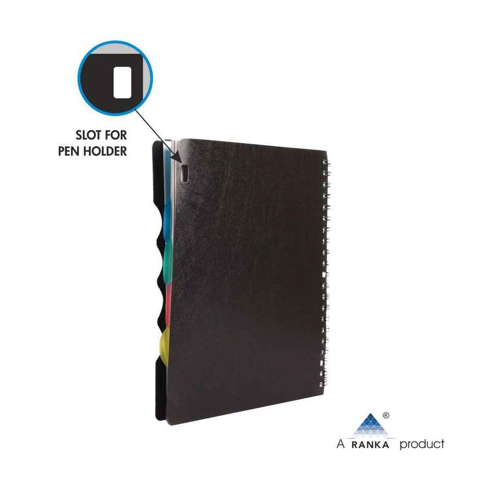 supremo B5 - Executive Diary 5 Subject, 70 Gsm, Single Ruled, 300 Pages, Wiro Binding