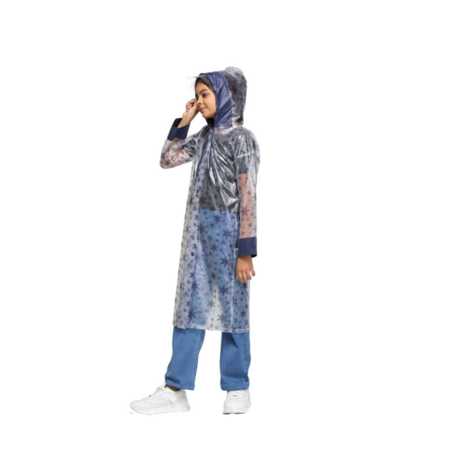 Citizen Kids PVC Series Frozen Printed Long Coat with Zip
