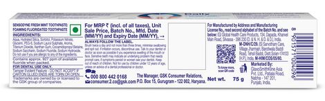 Sensodyne Toothpaste Fresh Mint