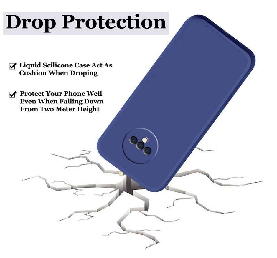 Artistque Case for Oneplus 7t Back Cover - Plain Liquid Silicone Cover