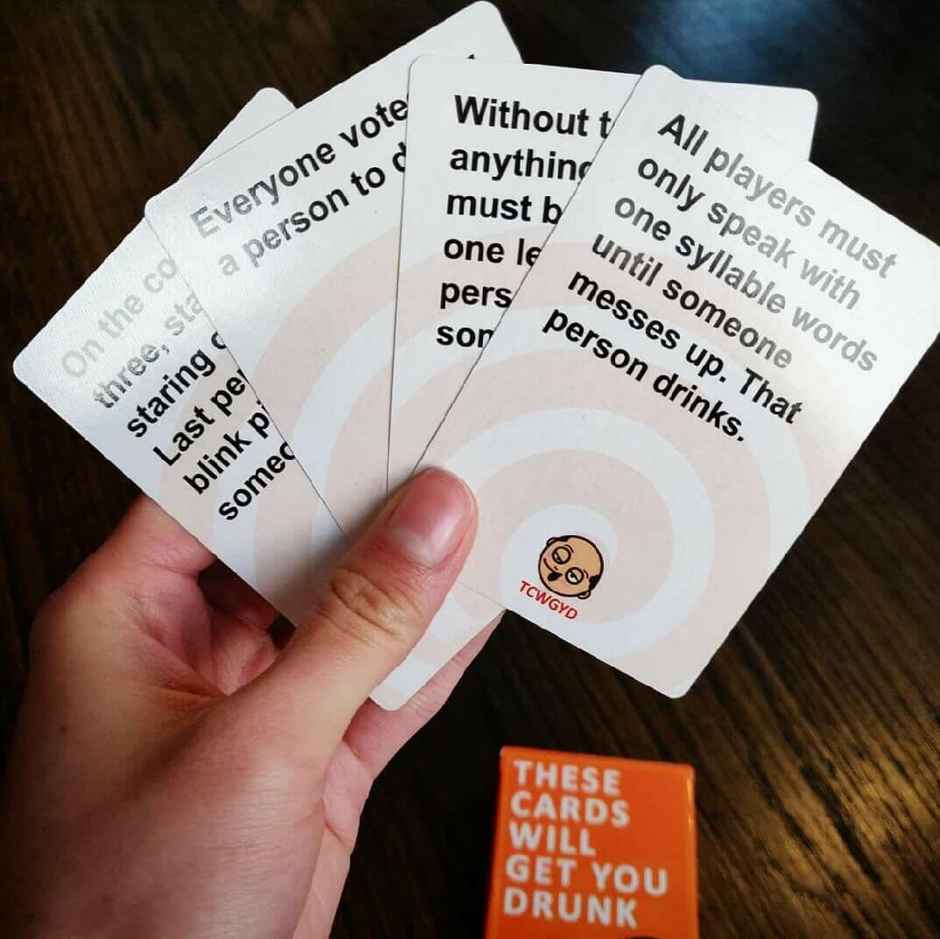 Awestuffs These Cards will Get You Drunk Fun Adult Drinking Game for Parties