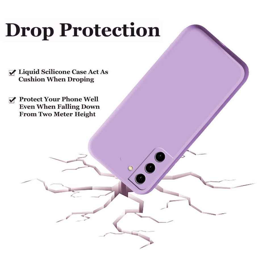 Artistque Case For Samsung Galaxy S21 Fe 5G Back Cover - Plain Liquid Silicone Cover