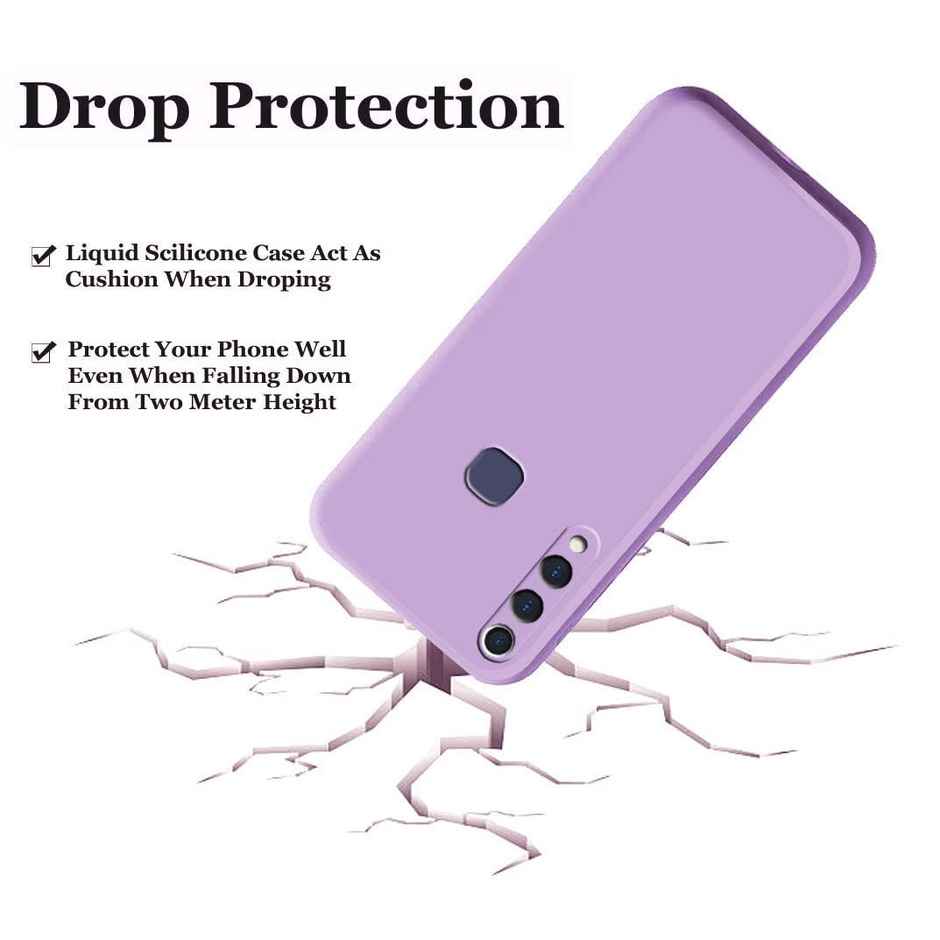 Artistque Case For Vivo Z1 Pro Back Cover - Plain Liquid Silicone Cover