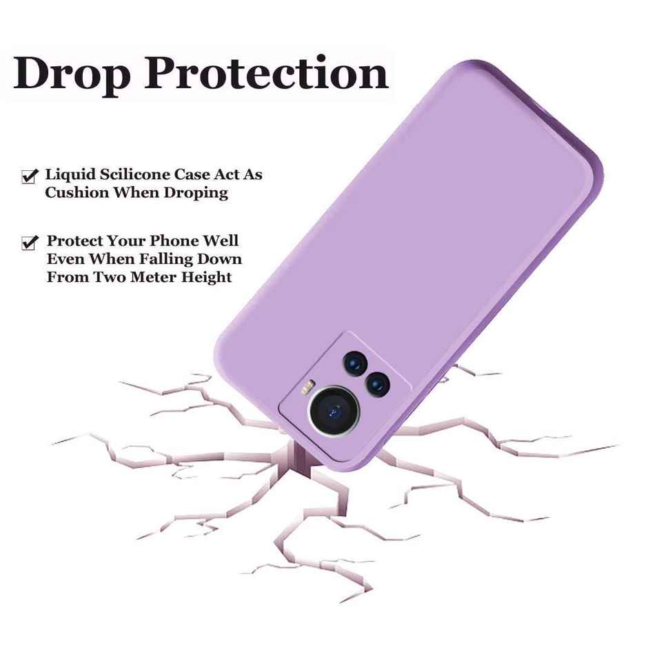 Artistque Case For Oneplus 10R 5G Back Cover - Plain Liquid Silicone Cover