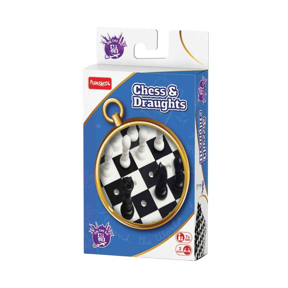 Funskool Travel Chess & Draughts Board Game