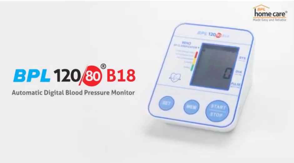 BPL B18 Digital Blood Pressure Monitor