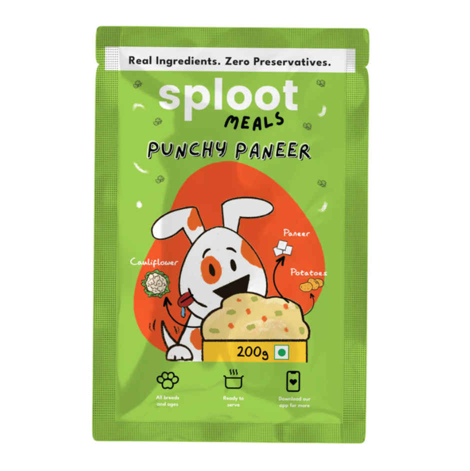 Sploot Punchy Paneer Fresh Food For Dogs