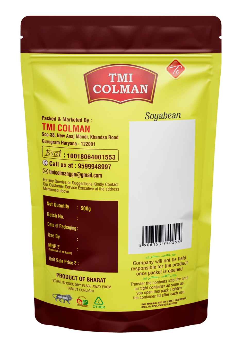TMI COLMAN Soyabean