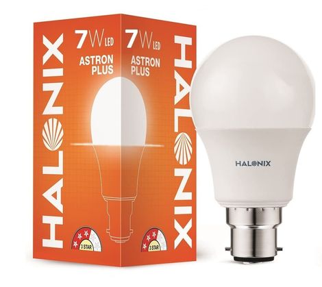Halonix 7W White Led Bulb | B22 Base Holder