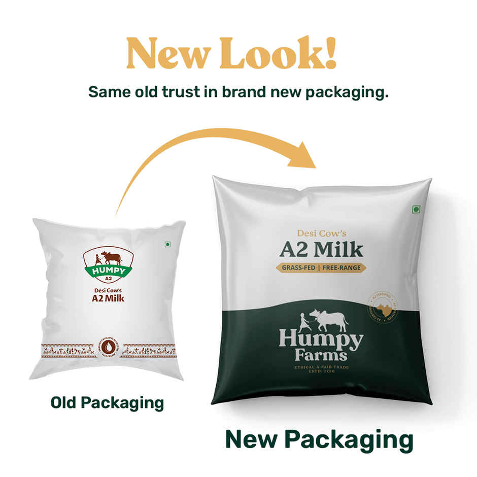 Humpy Farms A2 UHT Cow Milk (Pouch) Combo