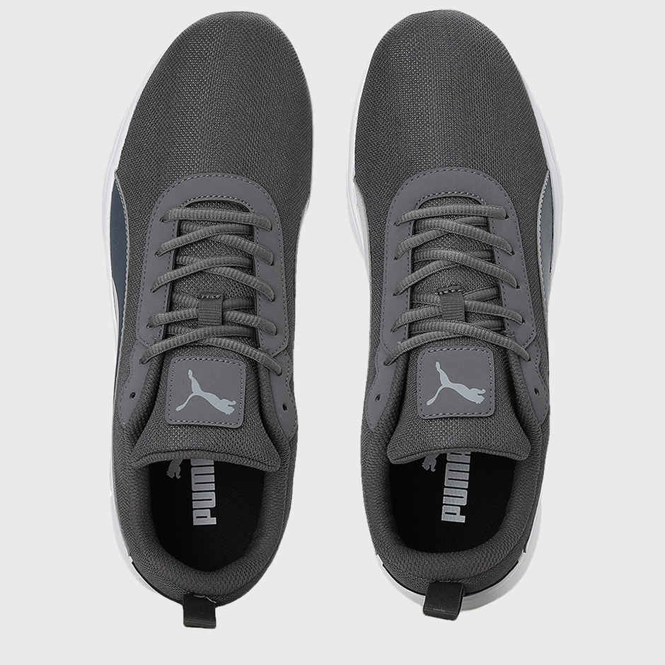 Puma Men's Supreme Comfort Running Shoes | Iron Gate, White and Asphalt - UK 9