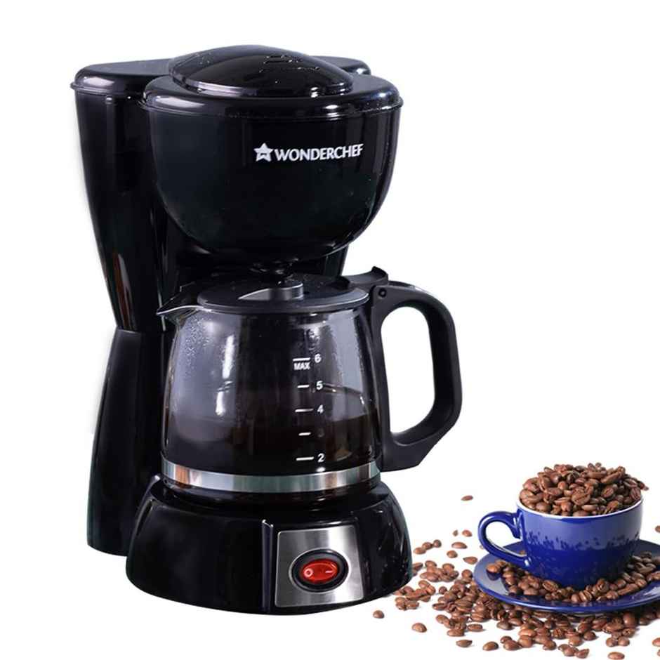 Wonderchef Onyx Brew Coffee Maker - Black