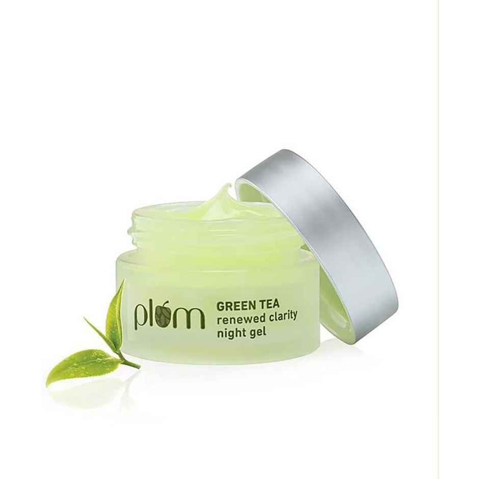 Plum Green Tea Night Face Gel - Renewed Clarity | 100% Vegan