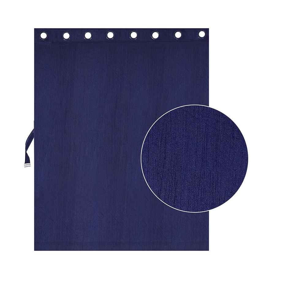 Antzco Plain Blue Window Curtain 5 ft x 4 ft | Pack of 2 | WC11
