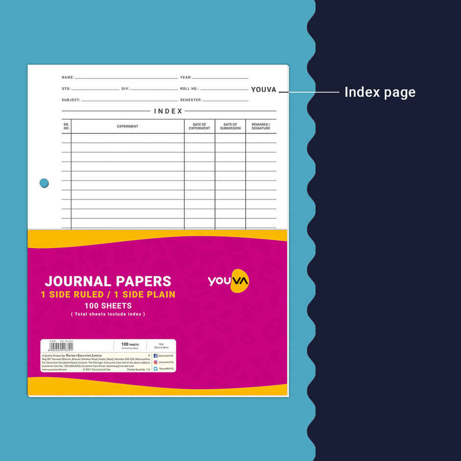 Youva Journal Papers - Smooth and Durable | White