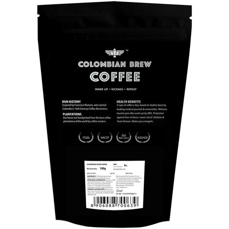 Colombian Brew Espresso Filter Coffee Powder