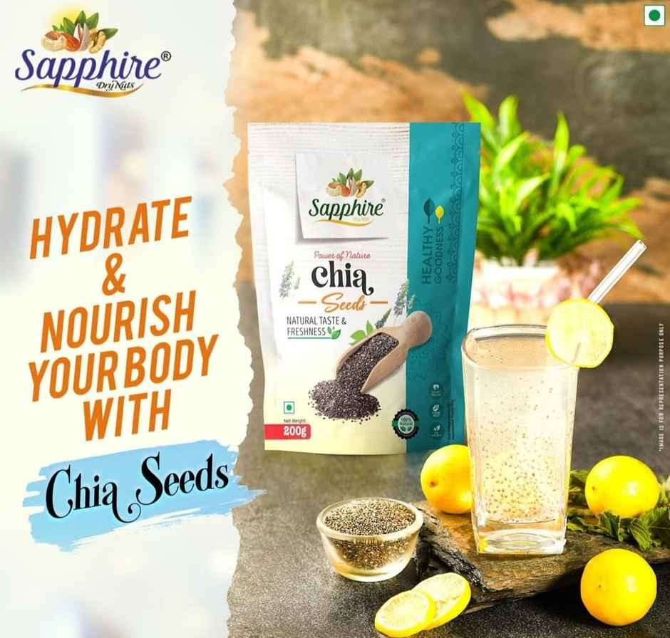 Sapphire chia seeds