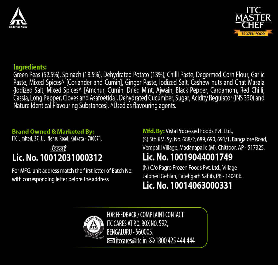 ITC Master Chef Hara Bhara Kebab