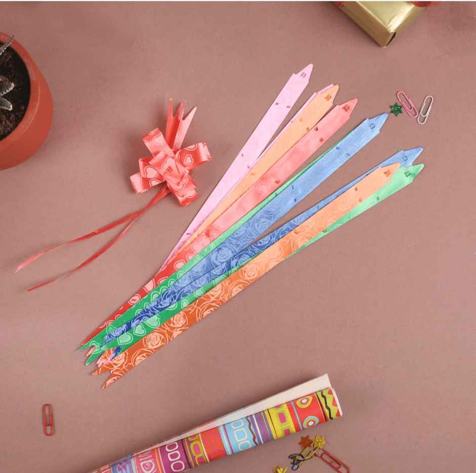Paperbees Large Size Organza Pull ribbion Bow Flower Ribbon