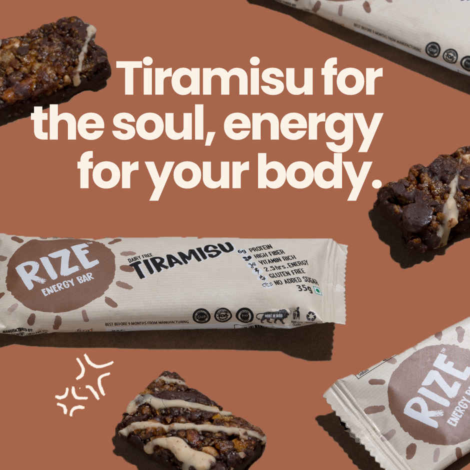 Rize Energy Bar In Tiramisu