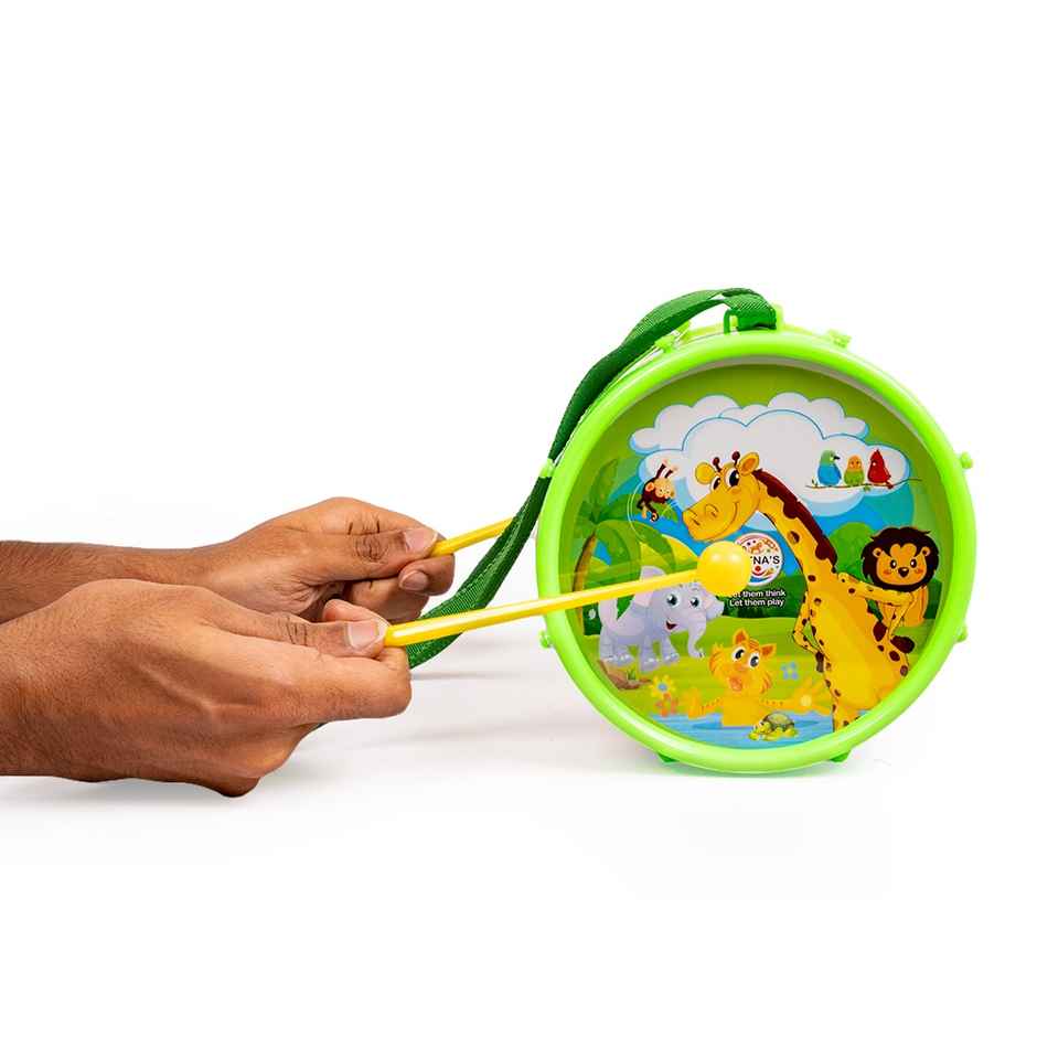 Ratna's Musical Dholak Junior (Colour May Vary)