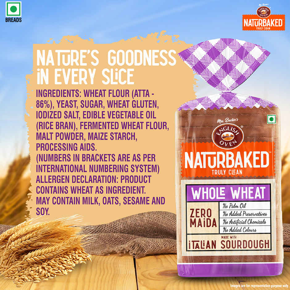 Naturbaked Zero Maida Whole Wheat Bread