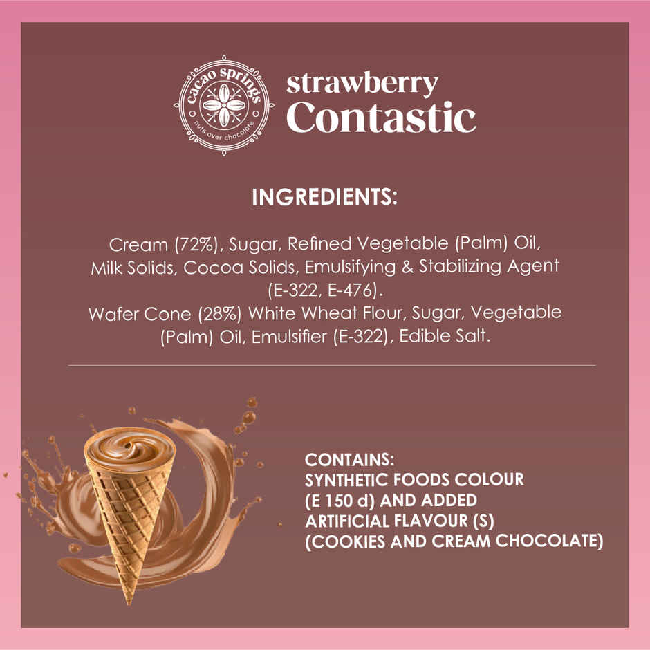 Cacao Springs Strawberry Conetastic