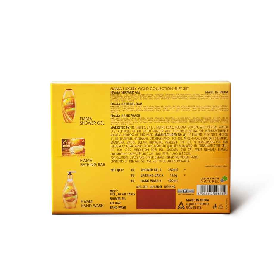 Fiama Luxury Collection Gold Gift Set