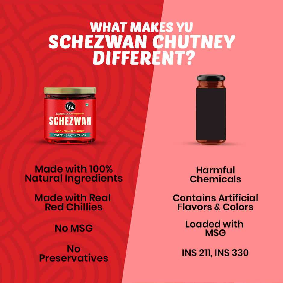 Yu 100% Natural Schezwan Chutney