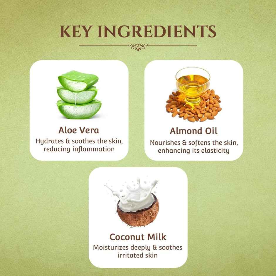 Khadi Essentials Intense Hydration Body Lotion With Aloe Vera & Almond Oil