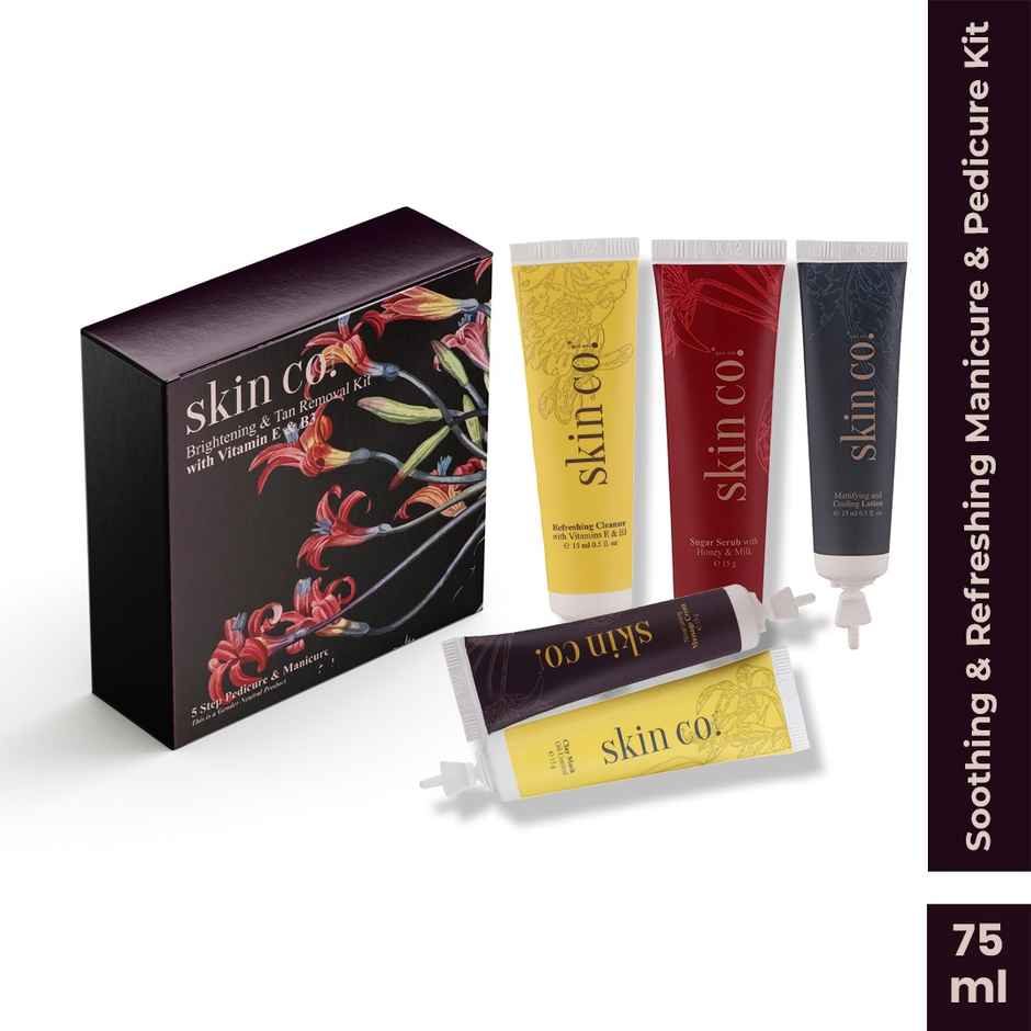 Skin Co. Nyc Brightening & Tan Removal Pedicure Manicure Spa Kit