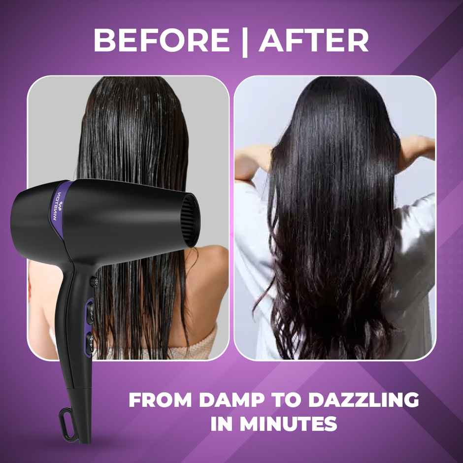 Winston 2200W Turbo Hair Dryer With Diffuser & Concentrator