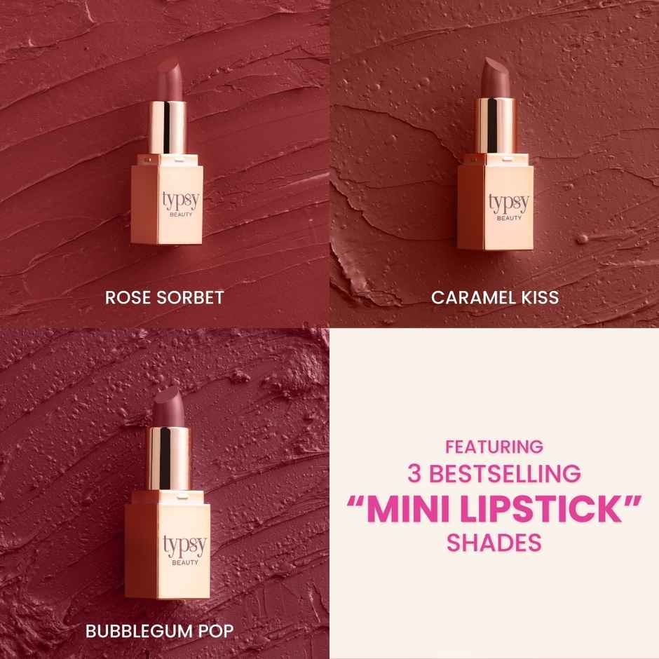 Typsy Beauty Lip Bomb - Bullet Lipsticks | Long Lasting | Hydrating Formula