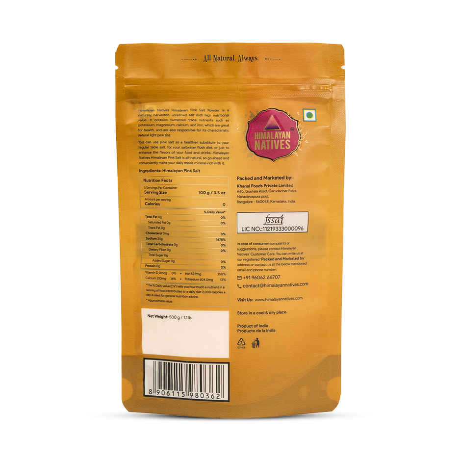Himalayan Natives Himalayan Pink Salt | Powder