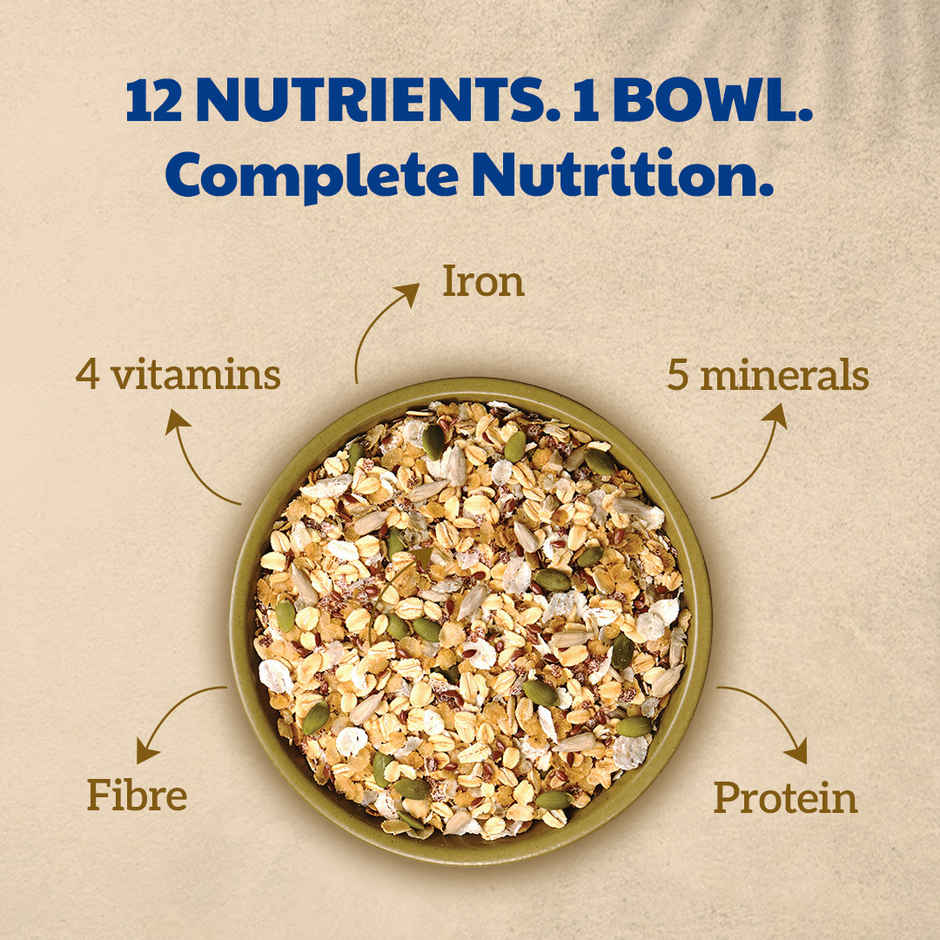 Right Shift High Protein Oats++ | With Millets and Seeds | 23g Protein, 11g Fibre 