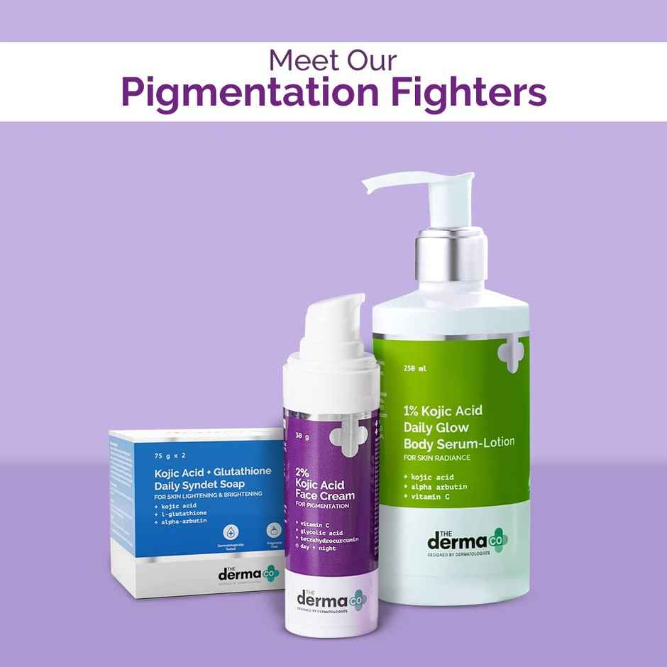The Derma Co 2% Kojic Acid Face Serum for Dark spots reduction, Pigmentation & Blemishes