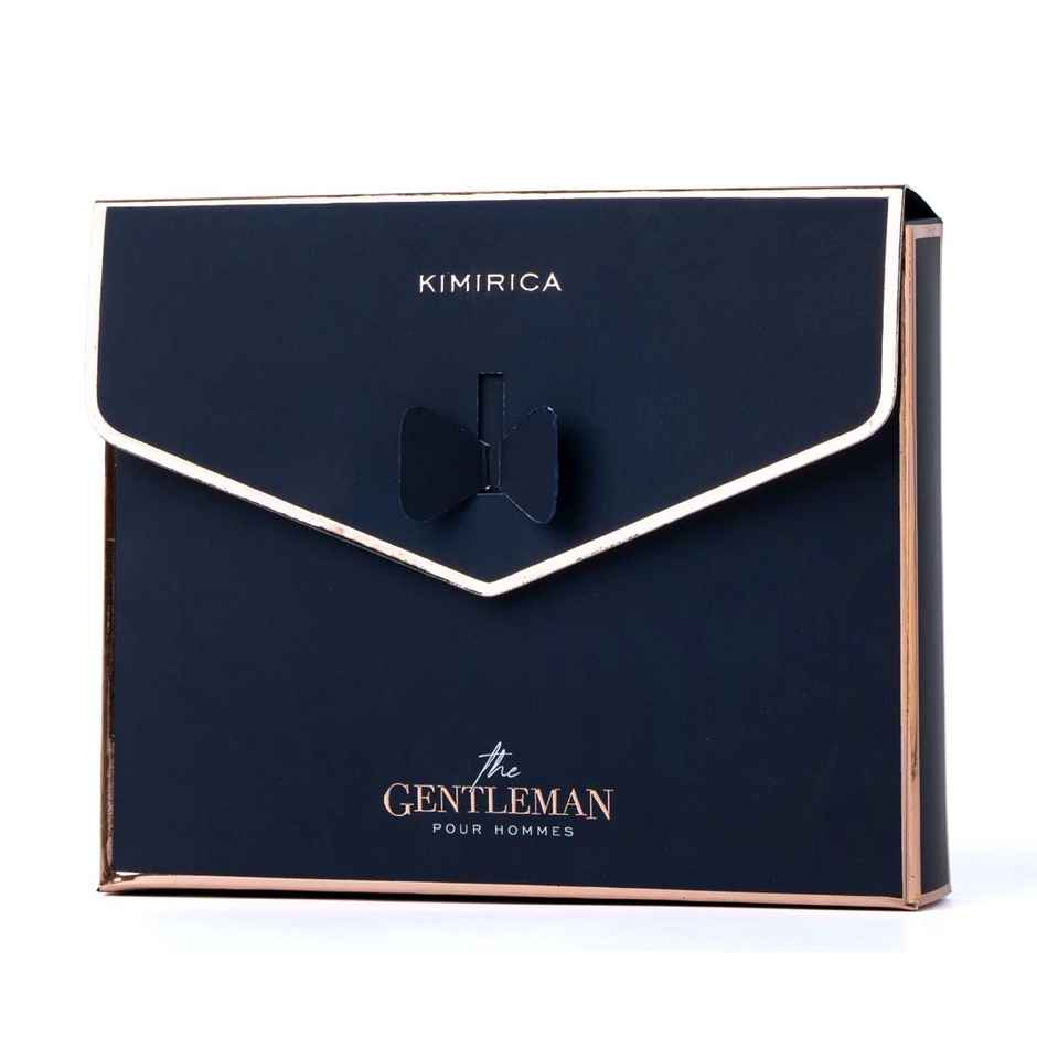 Kimirica Gentlemen Travel Case | Luxe 9-in-1 Grooming Set in Vegan Leather Bag | Self-Care for Him