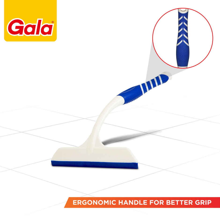 Gala Ezee Squeegee Kitchen and Sink Wiper 28 cm, White and Blue