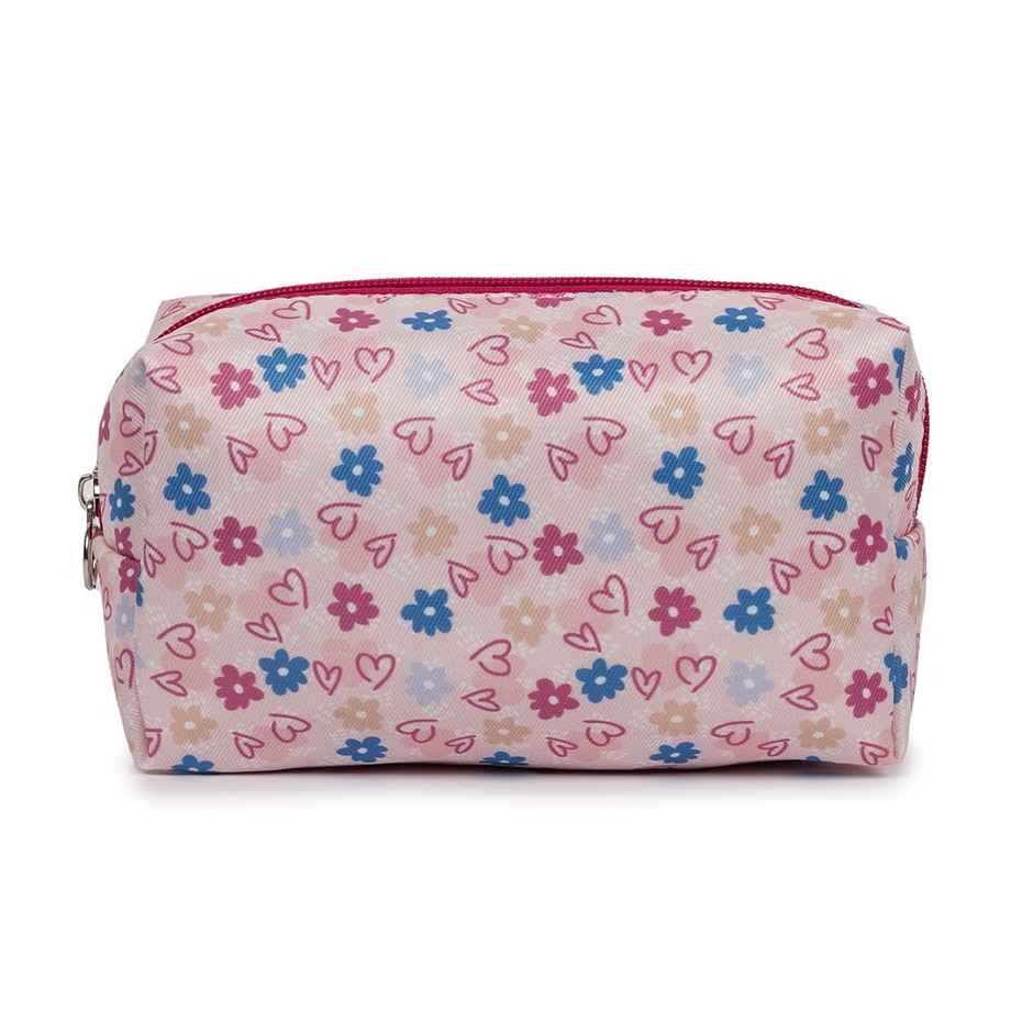 Qips Printed Zipper Cosmetic Bag Travel Accessory - Blush