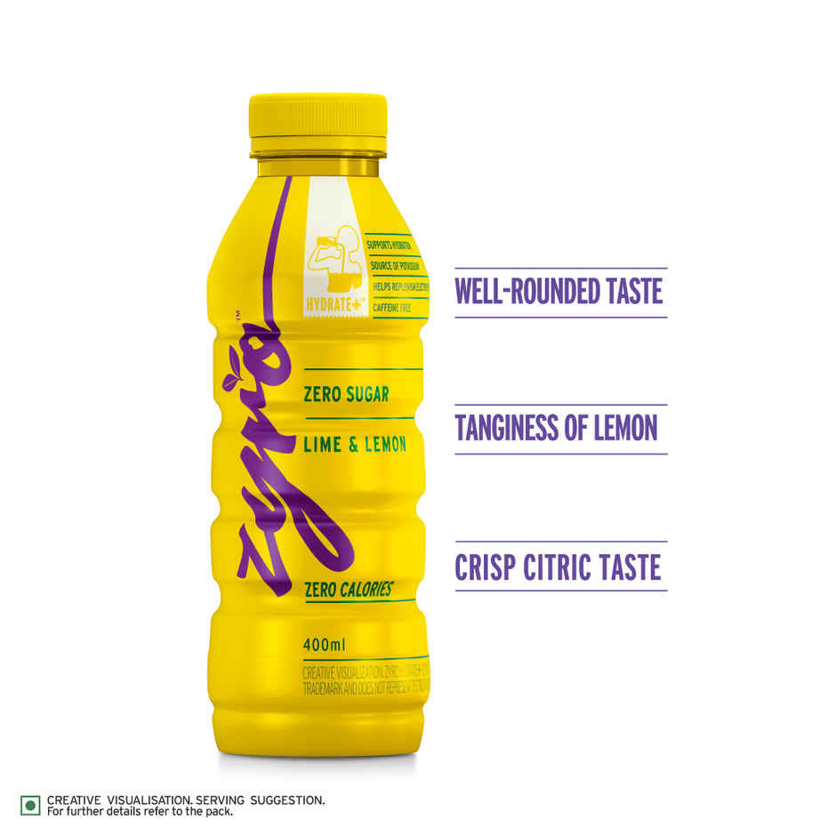 Zyro by Karan Aujla Hydration Drink | Zero Sugar | Lime & Lemon