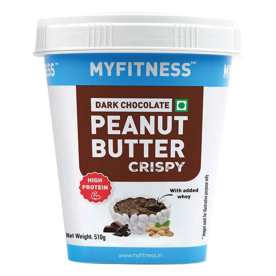 MyFitness High Protein Dark Chocolate Peanut Butter Crispy Spread