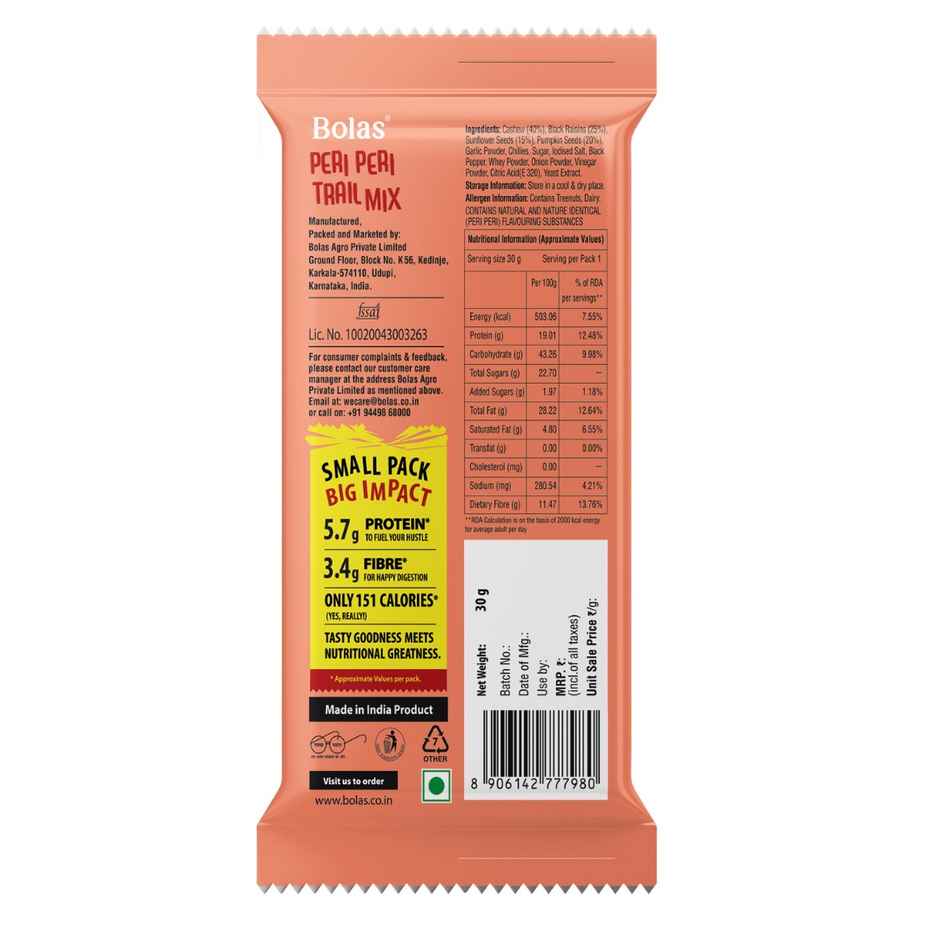 Bolas Peri Peri Trail Mix | Snack Mix