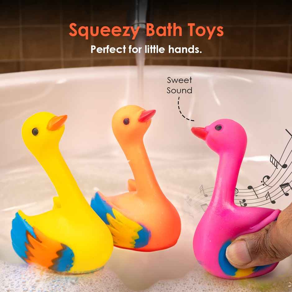 Ratna's Squeezy Swan | 3 Pcs | Assorted