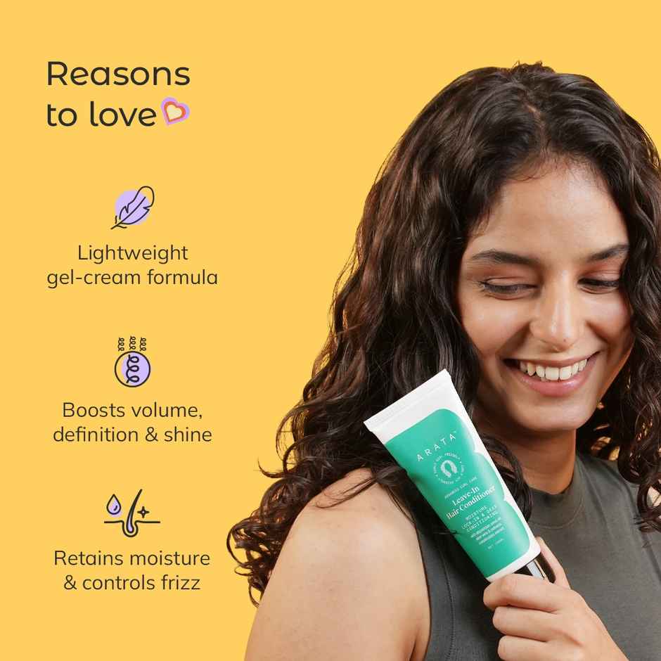 Arata Curl Leave-In Conditioner (Hydrating & Anti-Frizz)